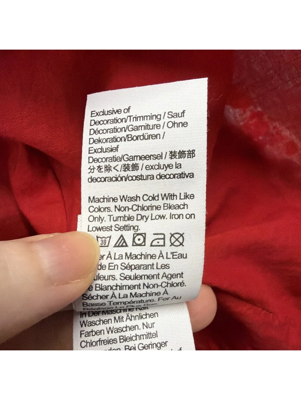 Crewcuts by J Crew Girls Red Flower Dress Size 12